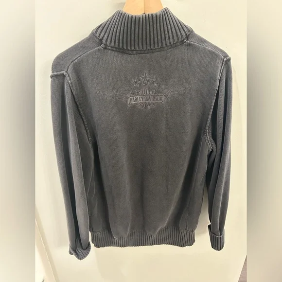 Harley-Davidson Men’s Quarter Zip Pullover – Size M - Picture 5 of 6